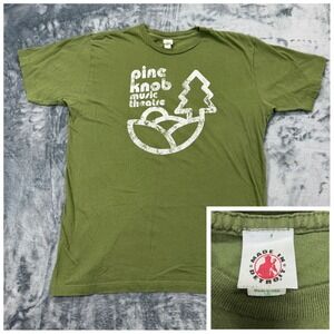 Made In Detroit Pine Knob Music Theatre‎ T-Shirt Mens LG Olive Green USA Graphic